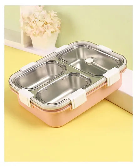 3 Grid Insulated Stainless Steel Lunch Box