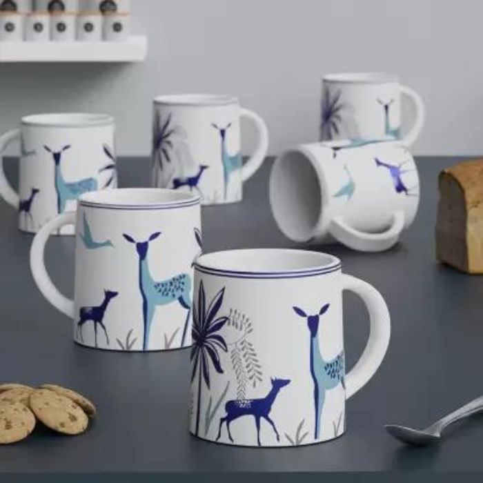 Exclusive Ceramic Deer Printed Coffee Mugs