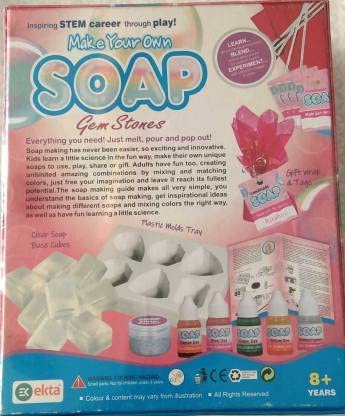 Ekta Make Your Own Soap Gem Stones- Multi Color