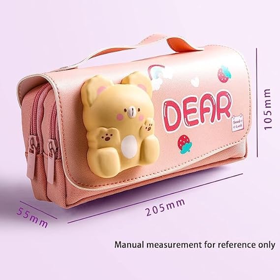 Pencil Pouch - Dear Cartoon Theme