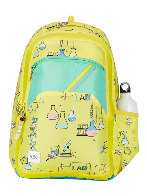 WIKI Science Yellow Backpack with Sleeve Separator