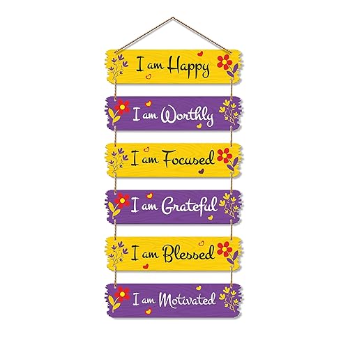 Motivational Quotes Decorative Wall Hanging