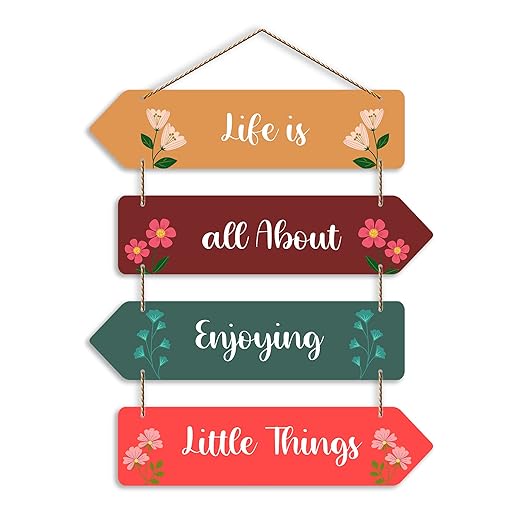 Positive Quote Wall Hanging