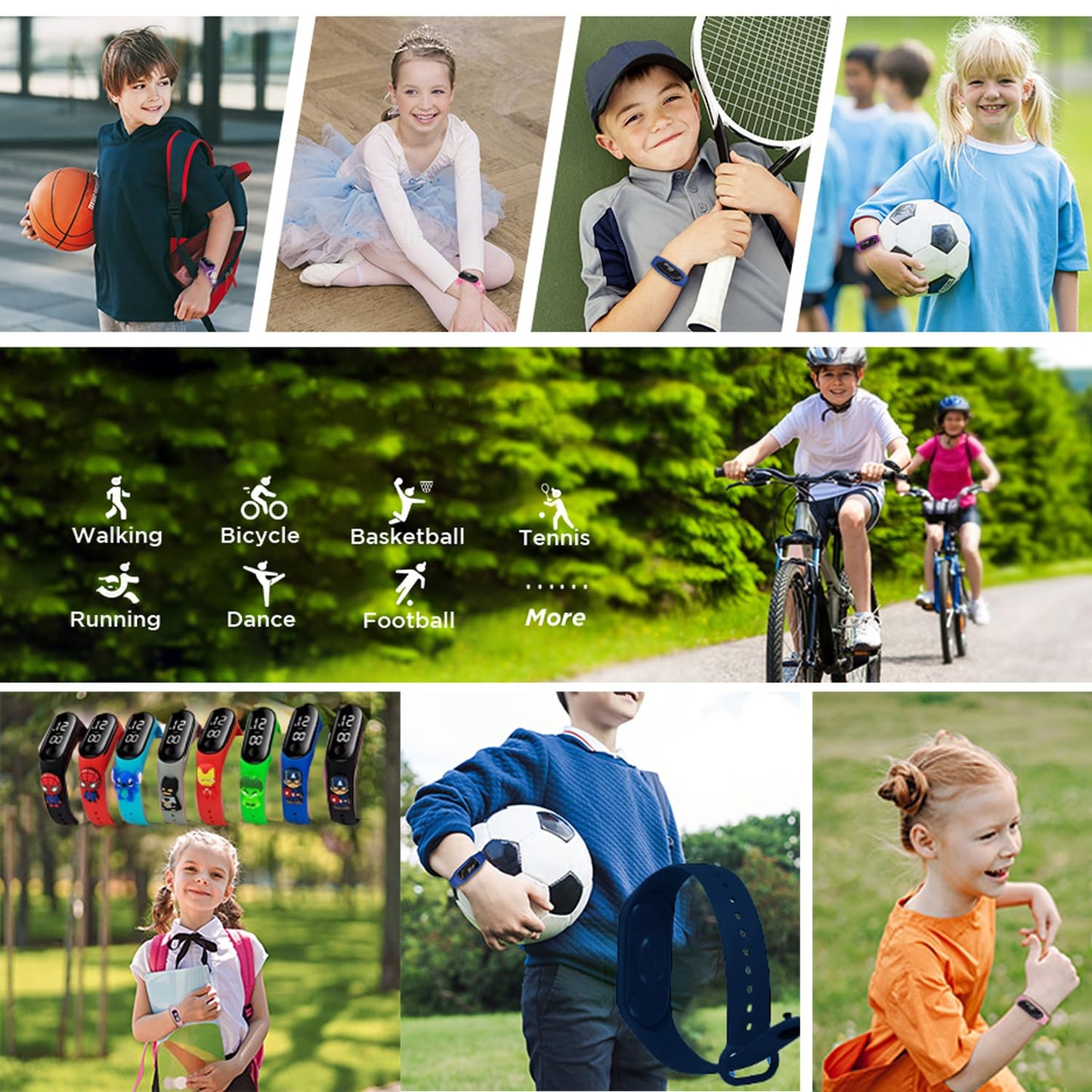 Led Watches for Kids Birthday Party Return Gifts - Pack of 10