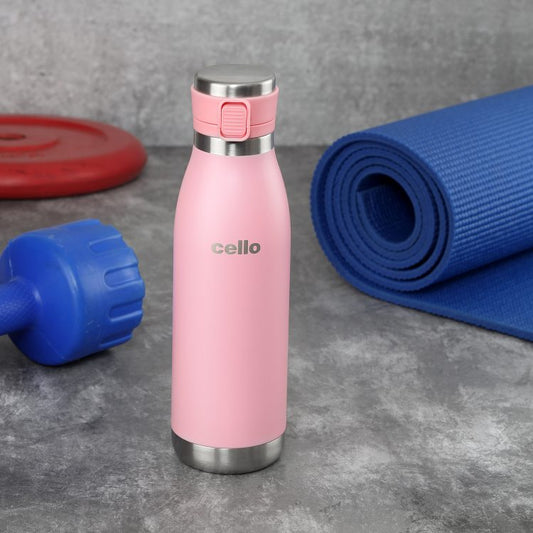 Cello Hot & Cold Stainless Steel Insulated Water Bottle, 900ml