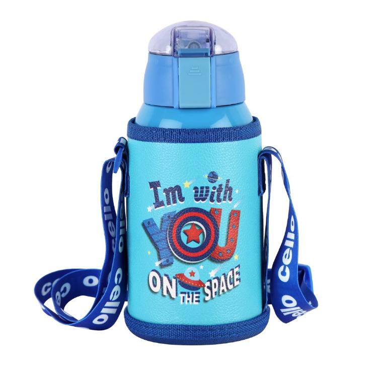 Cello Hot & Cold Stainless Steel Kids Water Bottle, 500 ml