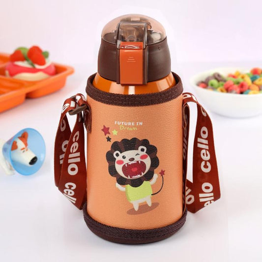 Cello Hot & Cold Stainless Steel Kids Water Bottle, 500 ml