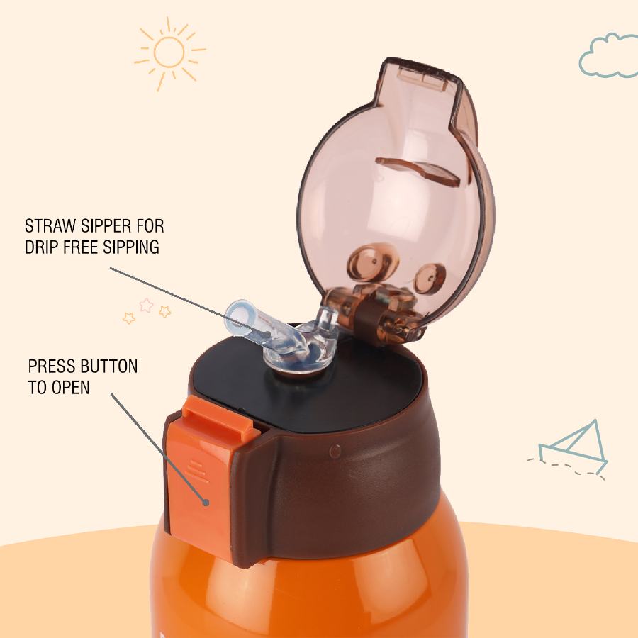 Cello Hot & Cold Stainless Steel Kids Water Bottle, 500 ml