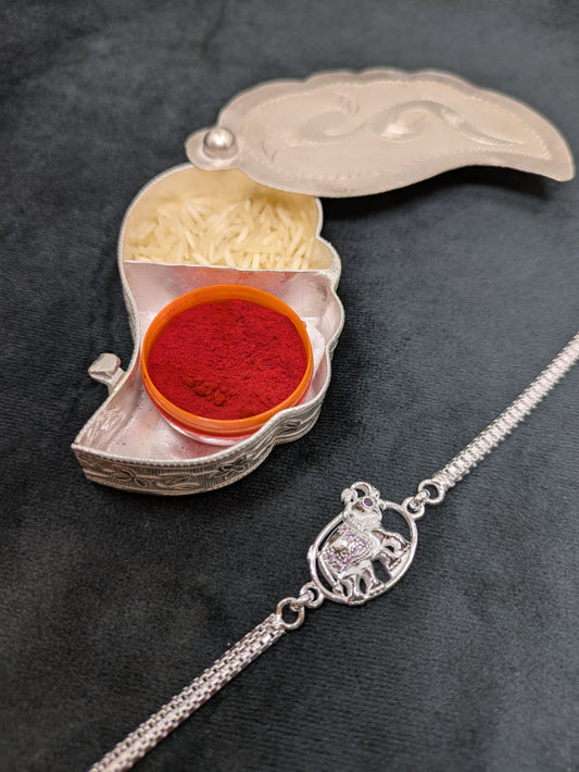Silver Rakhi