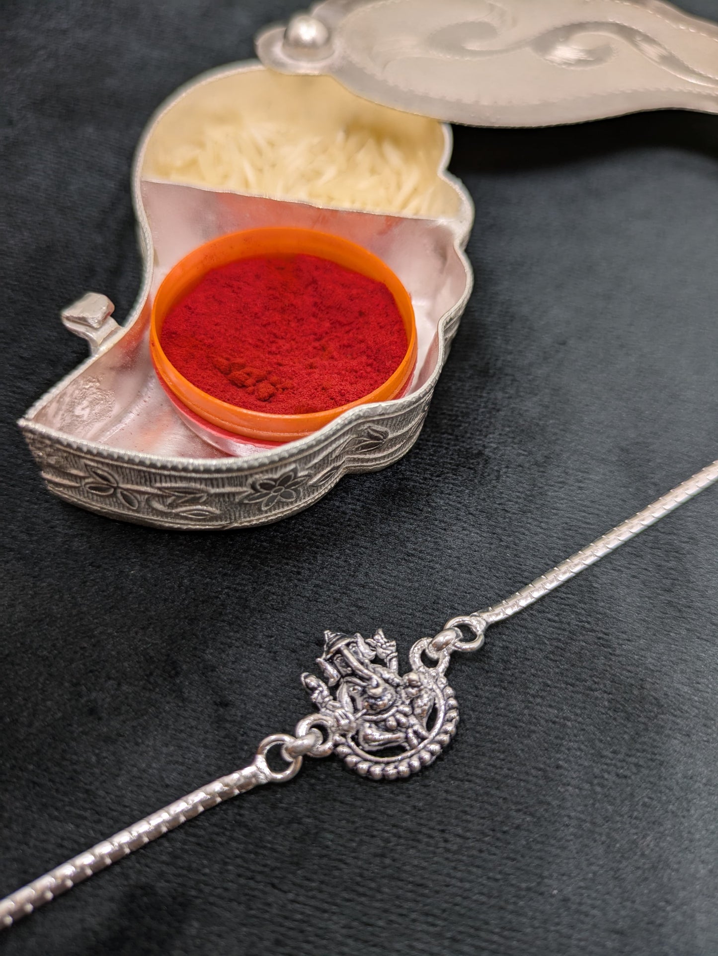 Silver Rakhi