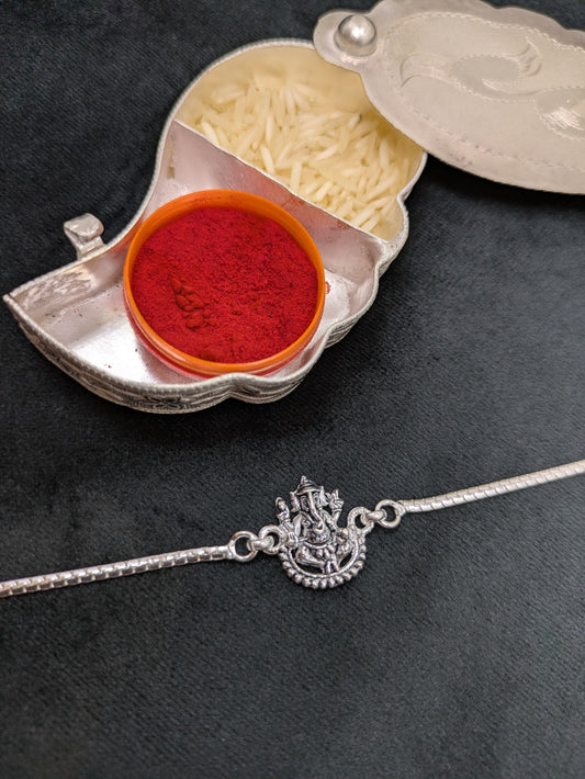 Silver Rakhi