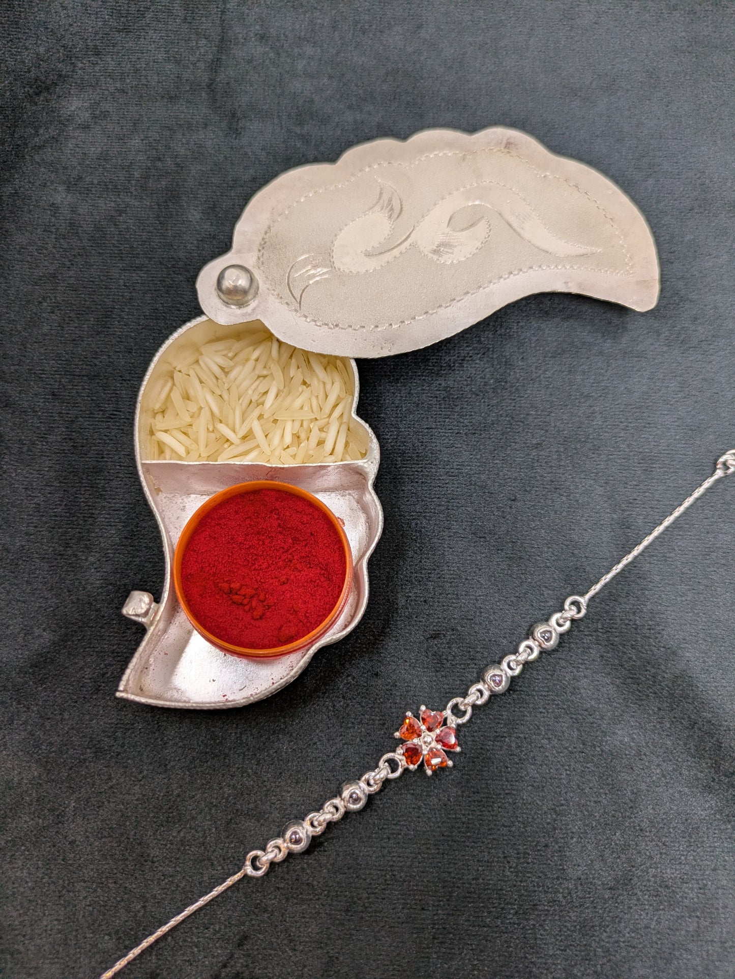 Silver Rakhi