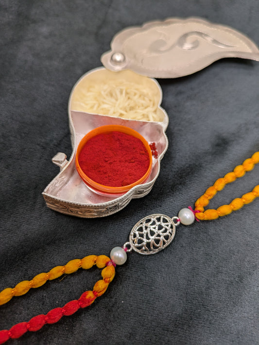 Silver Rakhi