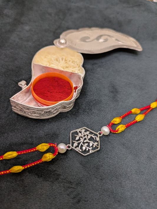 Silver Rakhi