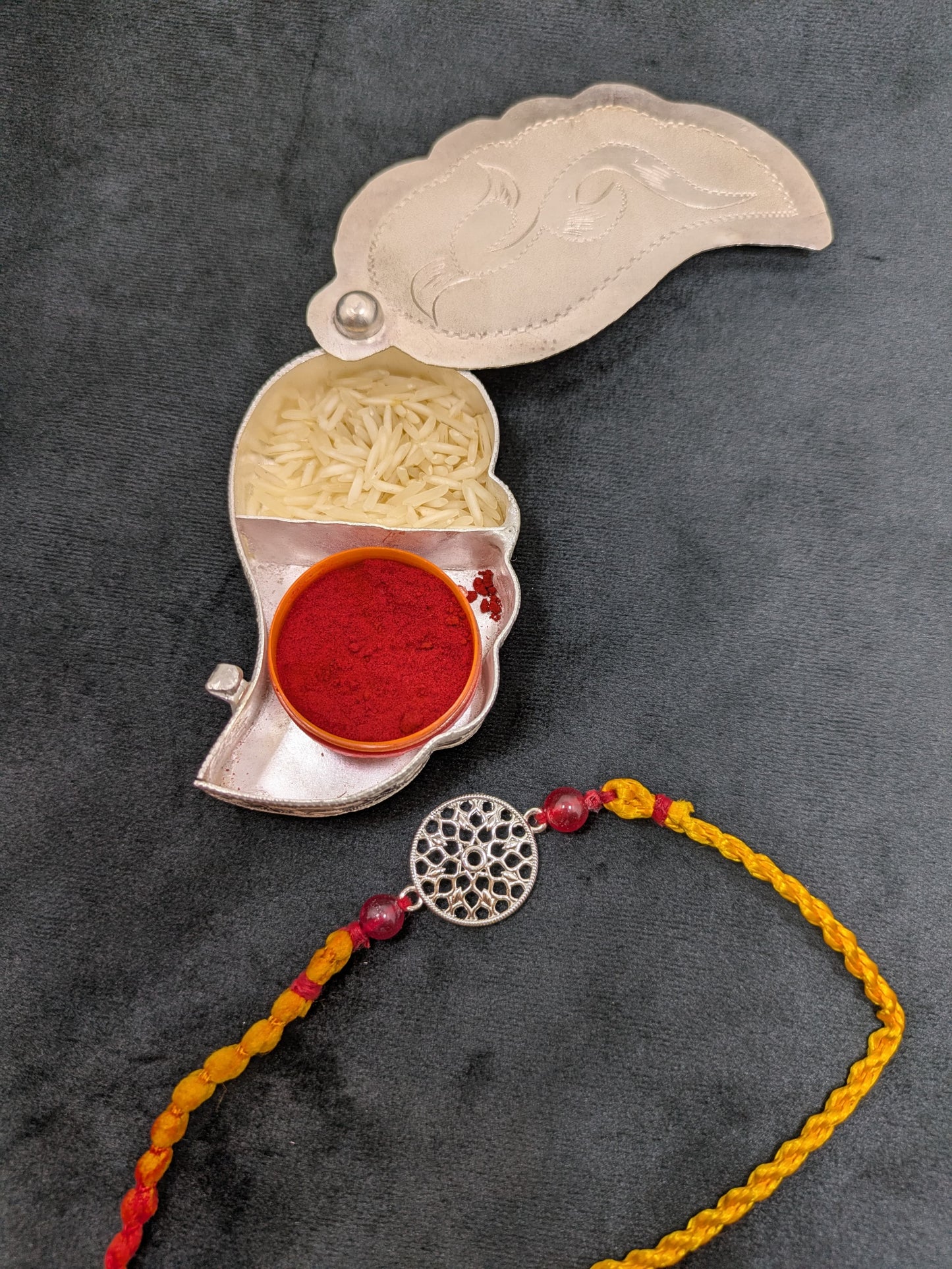 Silver Rakhi