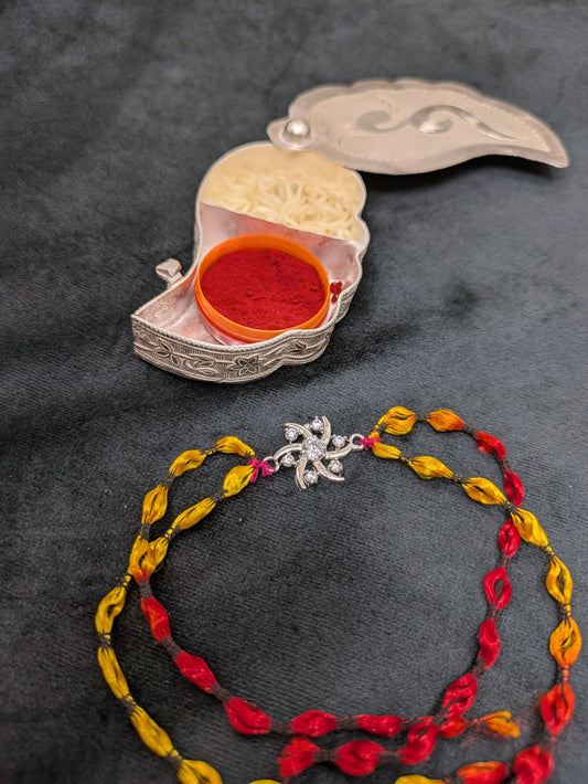 Silver Rakhi