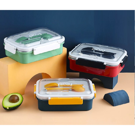 3 Grid Stainless Steel Lunch Box - 750 ML