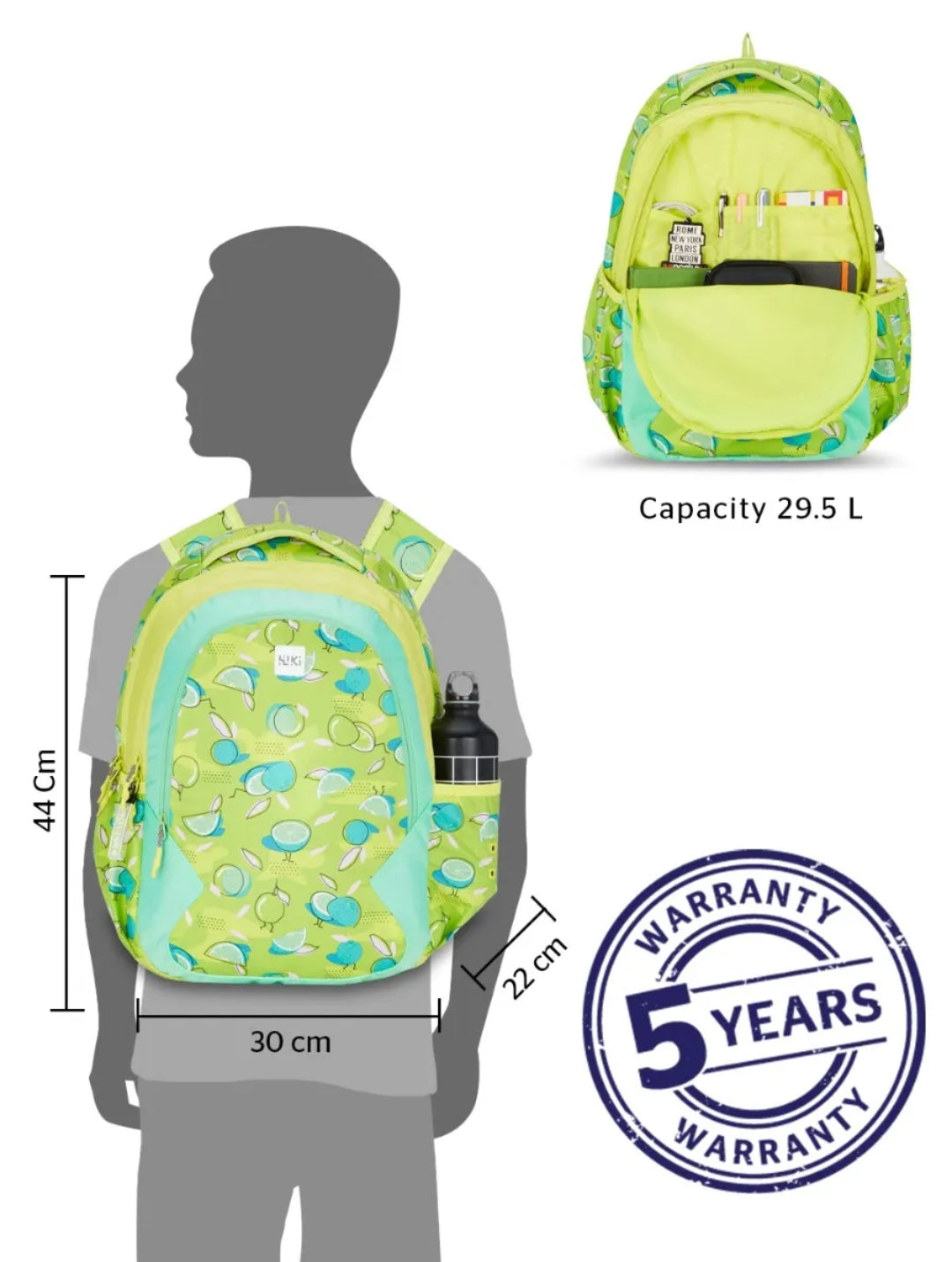 Wiki Citrus Green Backpack