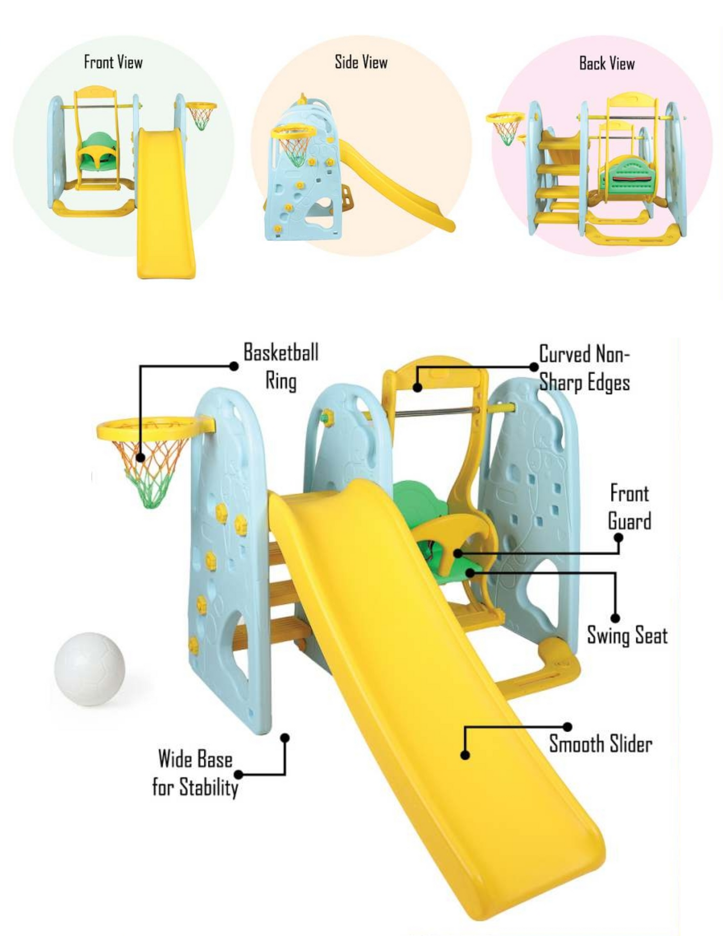 Super Giraffe Slide Swing Combo