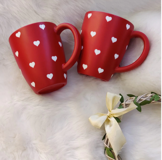 Unbreakable Coffee Mugs - Set of 2 - Red