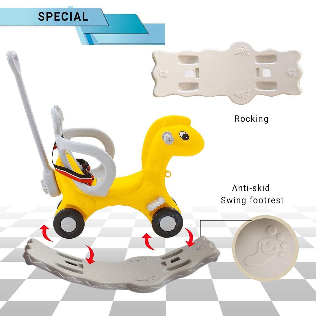 Giraffe Rock-N-Scoot (With Handle)