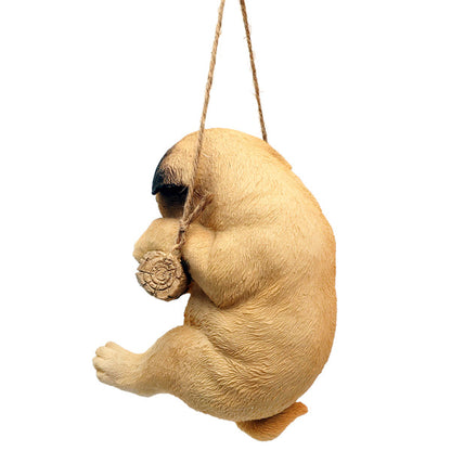 Cute Pug Play Figurine