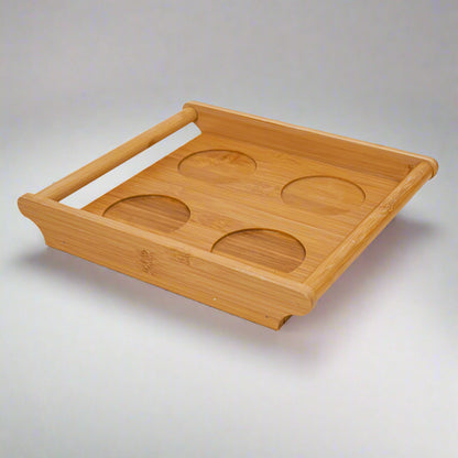 Dry Fruit Jars With Tray - Noira Brown