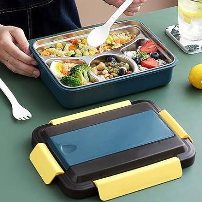 4 Compartment Bento Lunch Box, 1100 ML