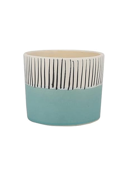 Handpainted Living Room / Garden Decorative Flower Pots Cum Ceramic Planters