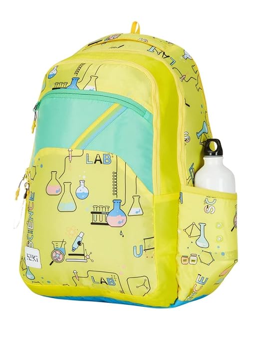 WIKI Science Yellow Backpack with Sleeve Separator