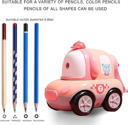 Pencil Sharpener - Manual (Cartoon Car)