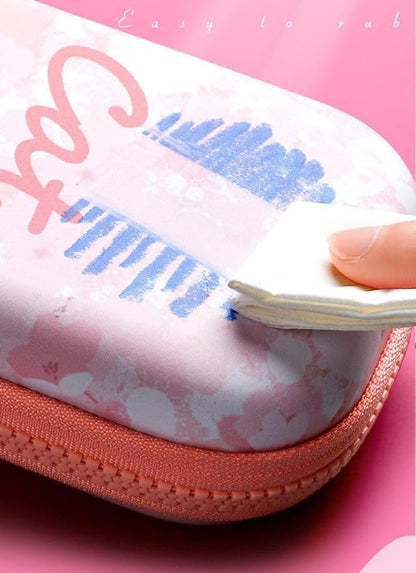 Pencil Pouch - 3D Squishy Cat (Pink)