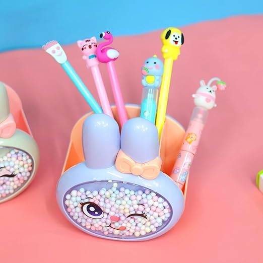 Bunny Design Pen & Pencil Holder / Desktop Stationery Organizer