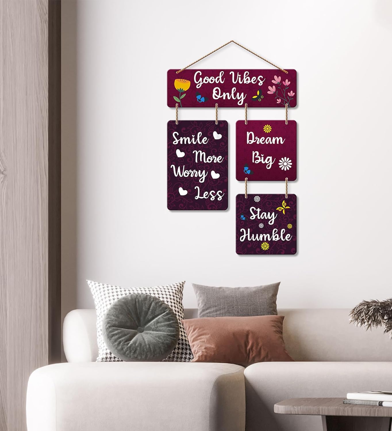 Positive Quote Designer Wall Hanging