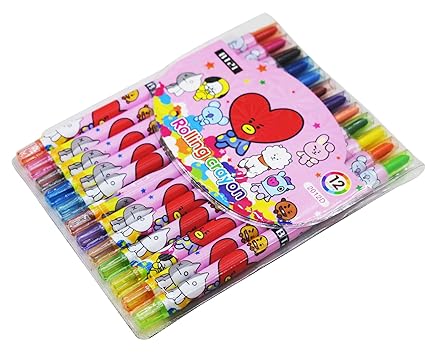 BT21 Rolling Crayons (Twistable Crayons)
