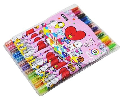 BT21 Rolling Crayons (Twistable Crayons)
