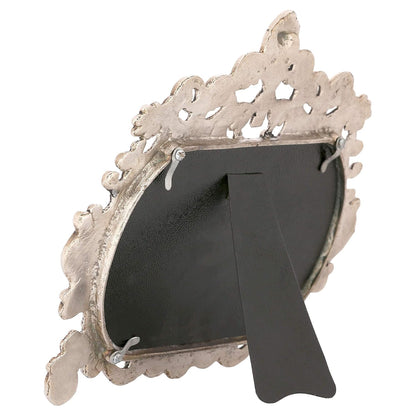 White Metal Double Photo Frame