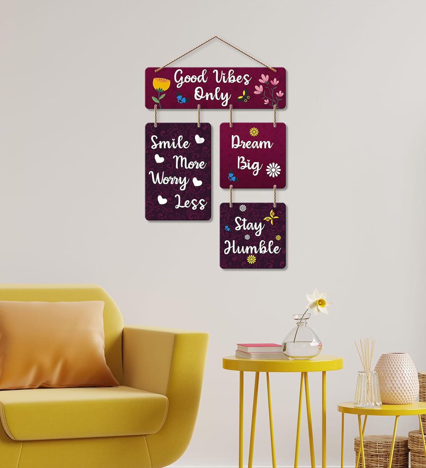 Positive Quote Designer Wall Hanging