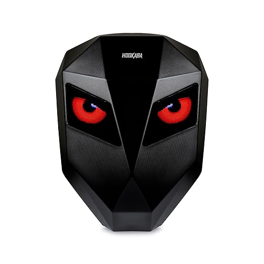 Hookaba Eye Rover Junior LED Backback – Custom Display via App | USB Powered | Ideal for Kids, Women, Bikers & Travelers (With Power Bank)