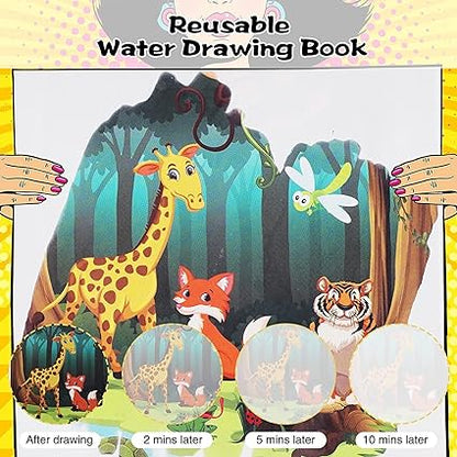 Reusable Water Coloring Books - Set of 12