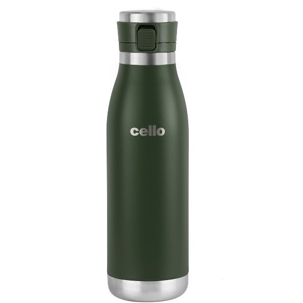 Cello Hot & Cold Stainless Steel Insulated Water Bottle, 900ml