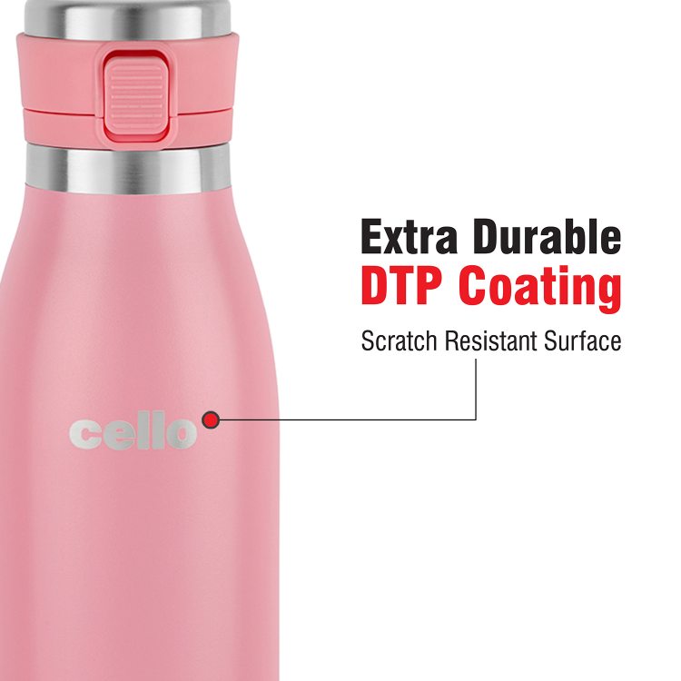 Cello Hot & Cold Stainless Steel Insulated Water Bottle, 900ml