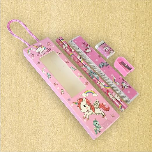 Cartoon Theme Stationary Gift Pack - Set of 12