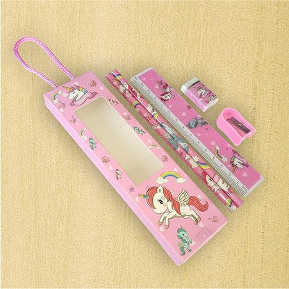 Cartoon Theme Stationary Gift Pack - Set of 12