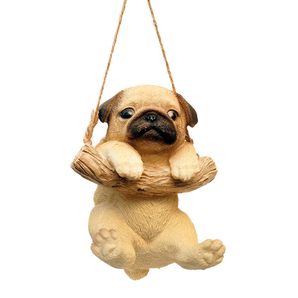 Cute Pug Play Figurine