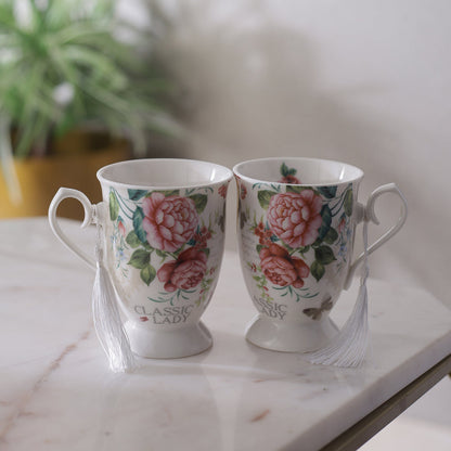 Rosy Sip Mug (Set of 2)