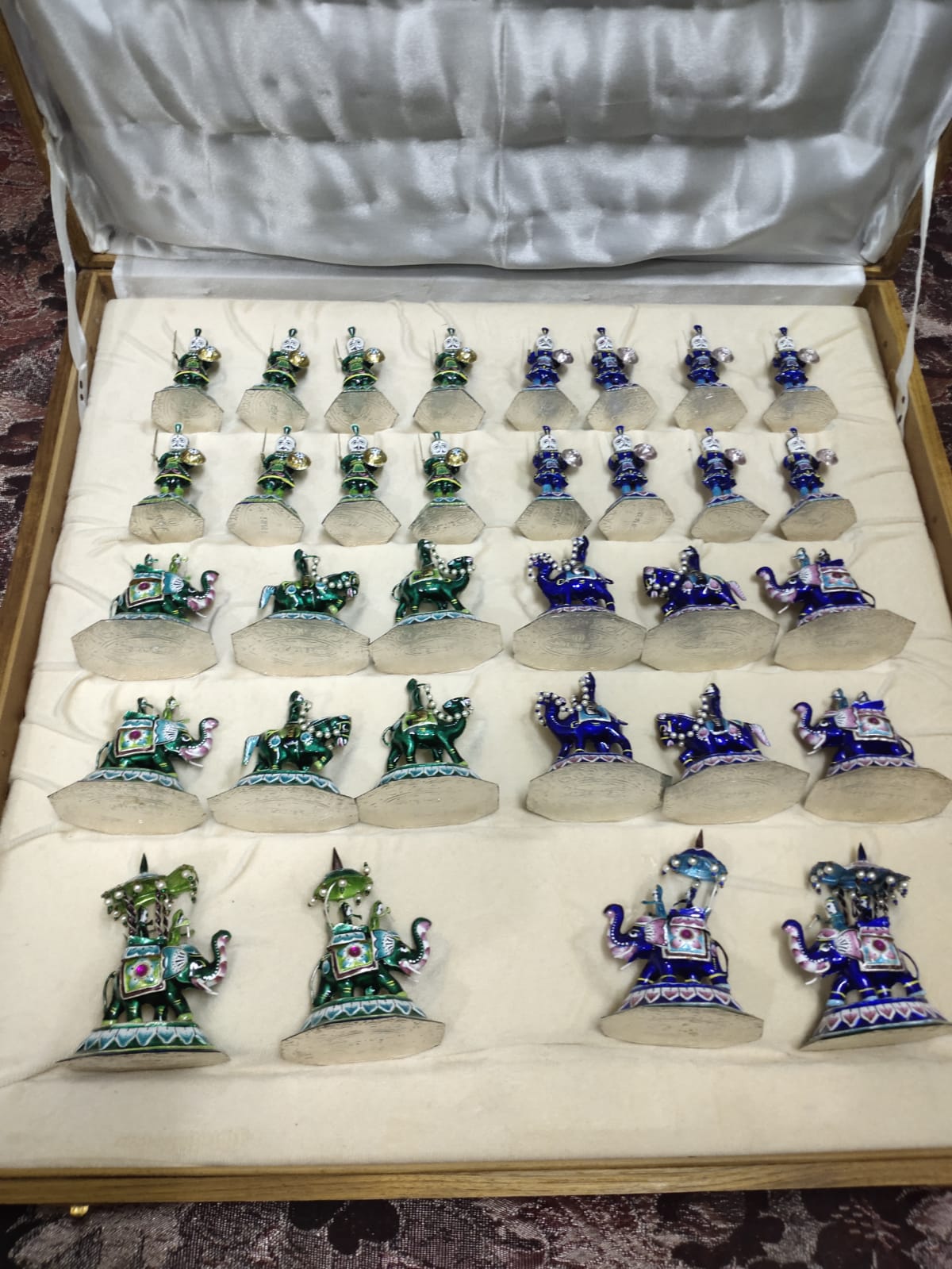 Regal Meenakari Chess Set