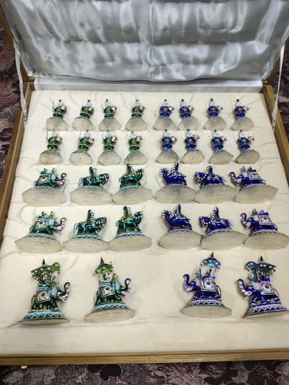 Regal Meenakari Chess Set