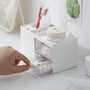 Desk Storage / Organizer with Cute Stickers (for decoration)