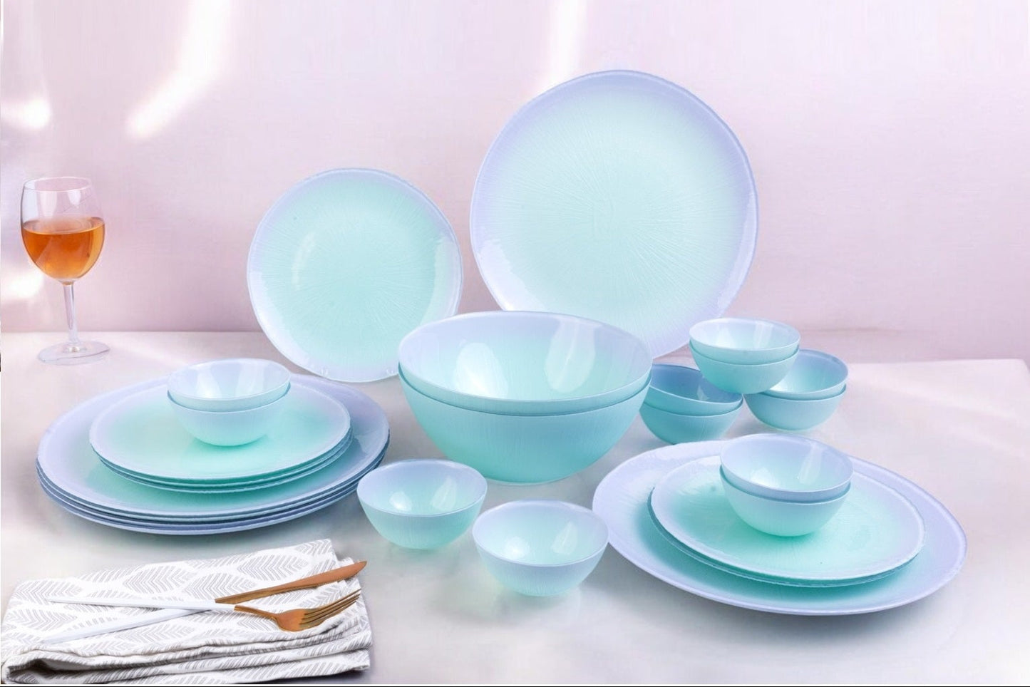 Dinner Set - Mint (Twenty Six Piece Set)